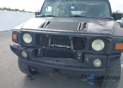 2004 Hummer H2 из США, поврежденный, VIN 5GRGN23U74H110401